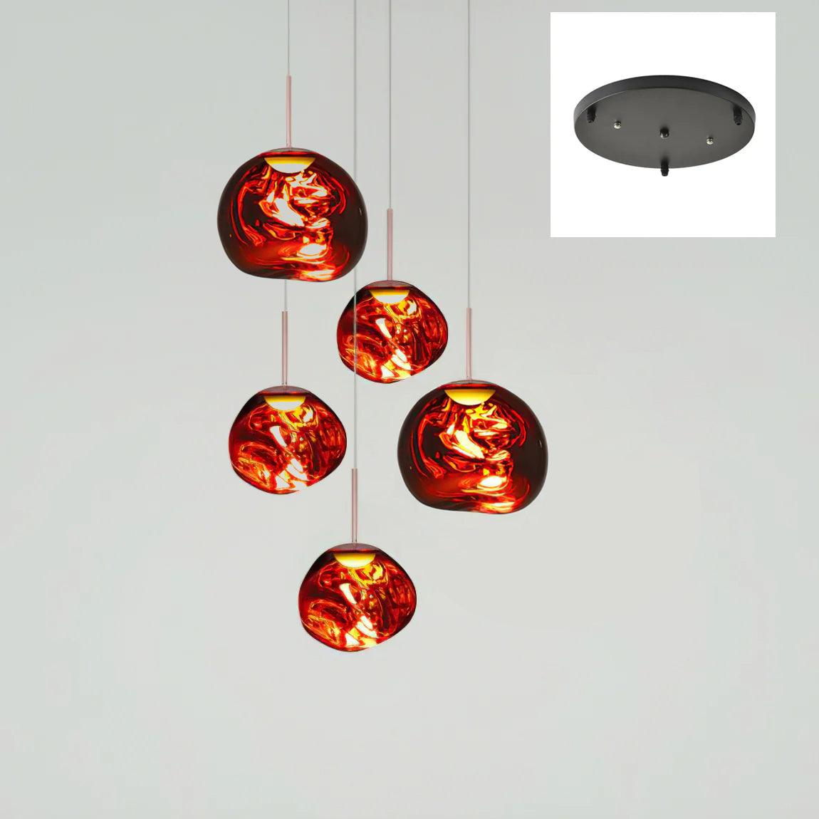 Daria Pendant Lamp Irregular Cluster Sculptural