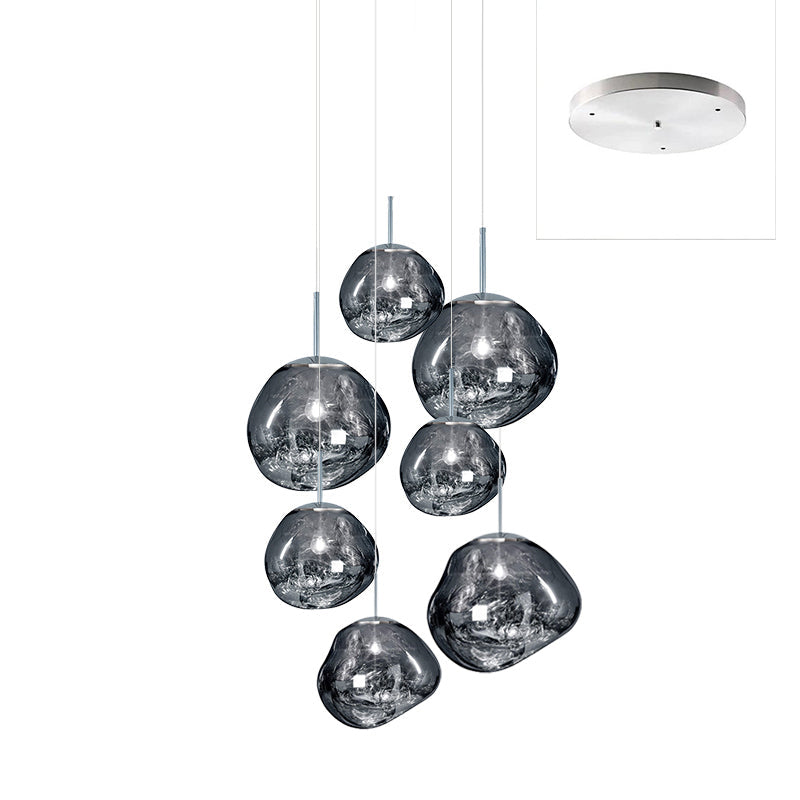 Daria Pendant Lamp Irregular Cluster Sculptural