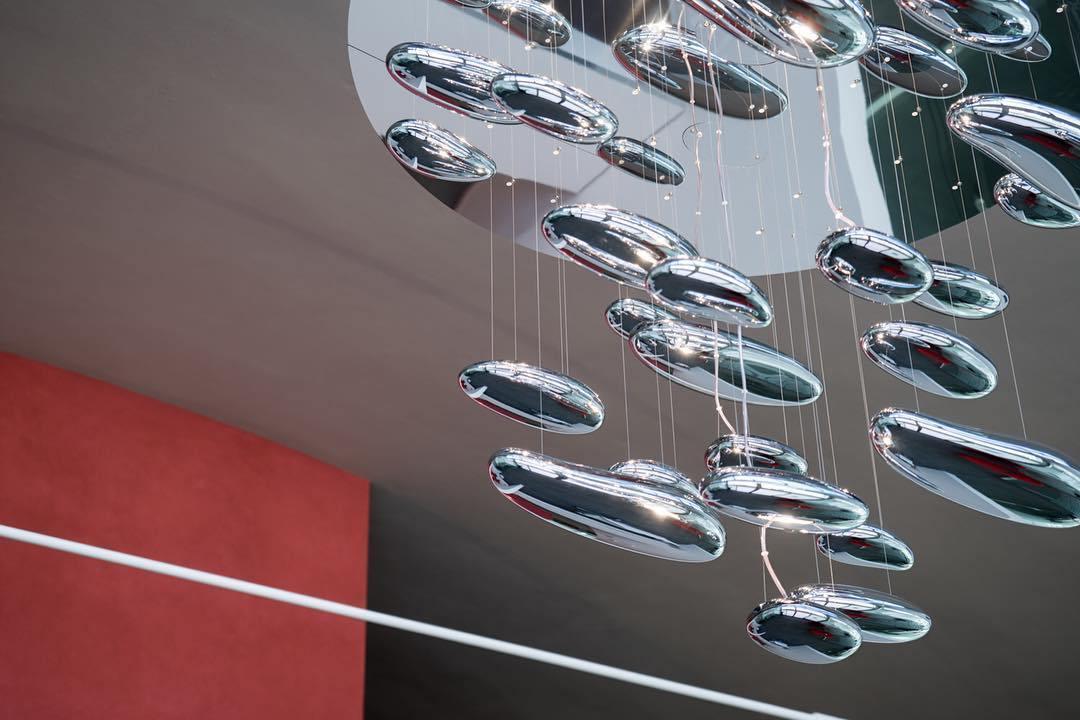 Orinanelle Chandelier Aluminum Sculptural