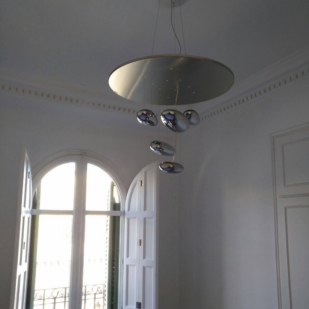 Orinanelle Chandelier Aluminum Sculptural