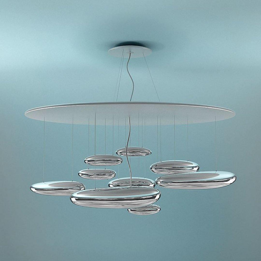 Orinanelle Chandelier Aluminum Sculptural