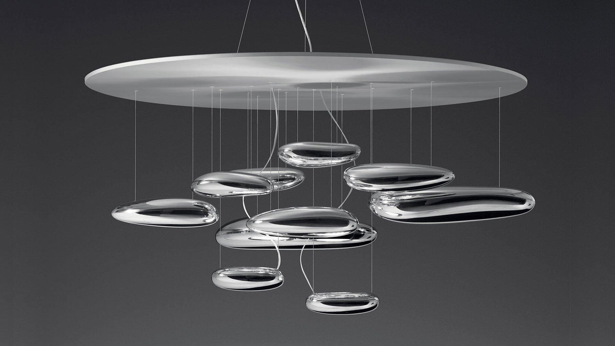 Orinanelle Chandelier Aluminum Sculptural
