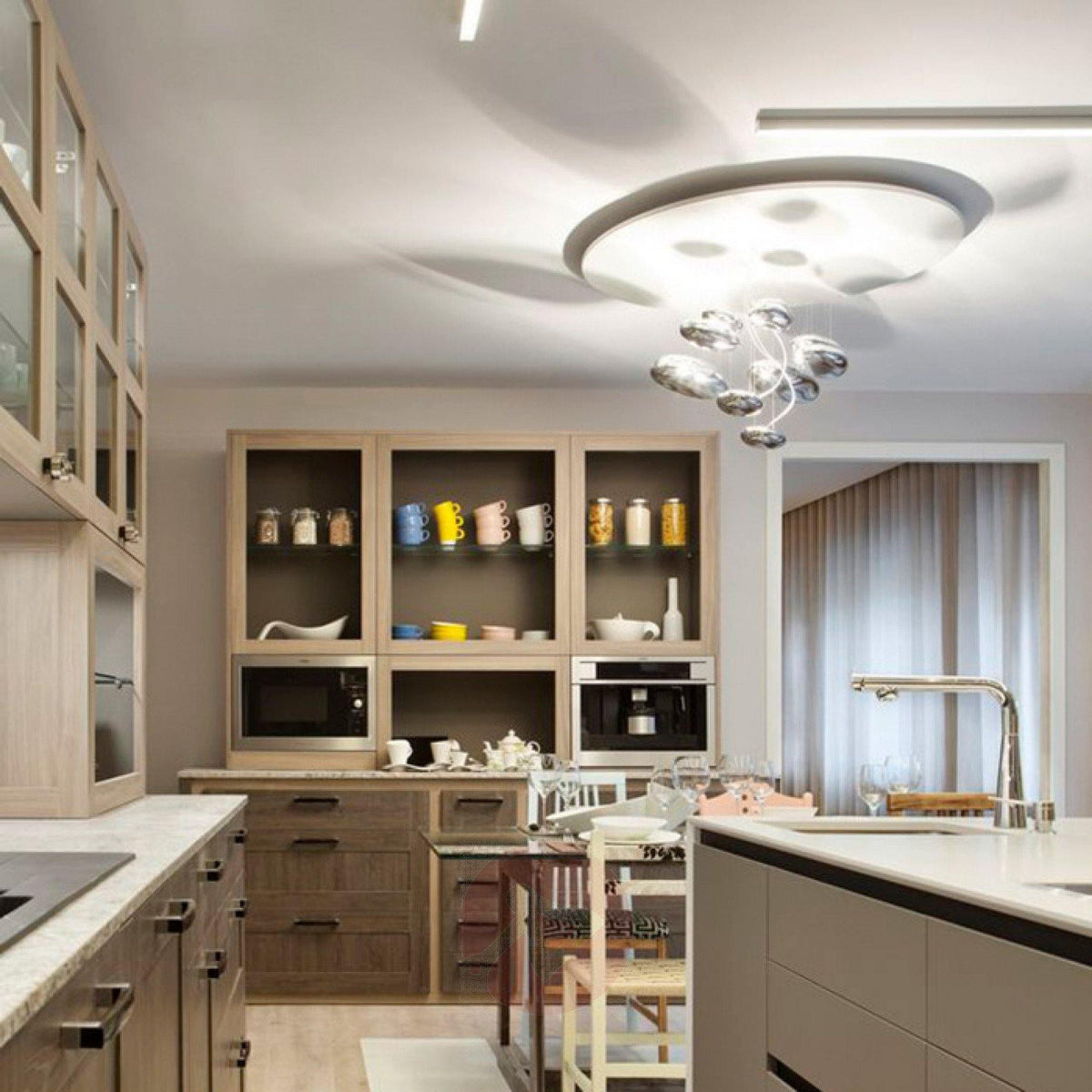 Orinanelle Chandelier Aluminum Sculptural