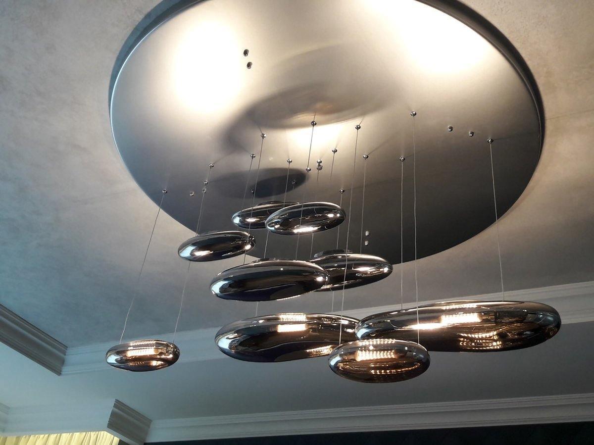 Orinanelle Chandelier Aluminum Sculptural