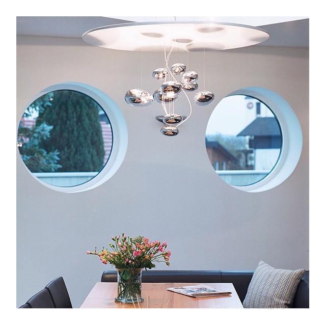 Orinanelle Chandelier Aluminum Sculptural
