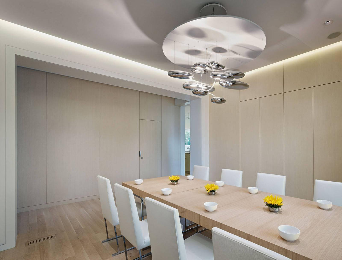 Orinanelle Chandelier Aluminum Sculptural