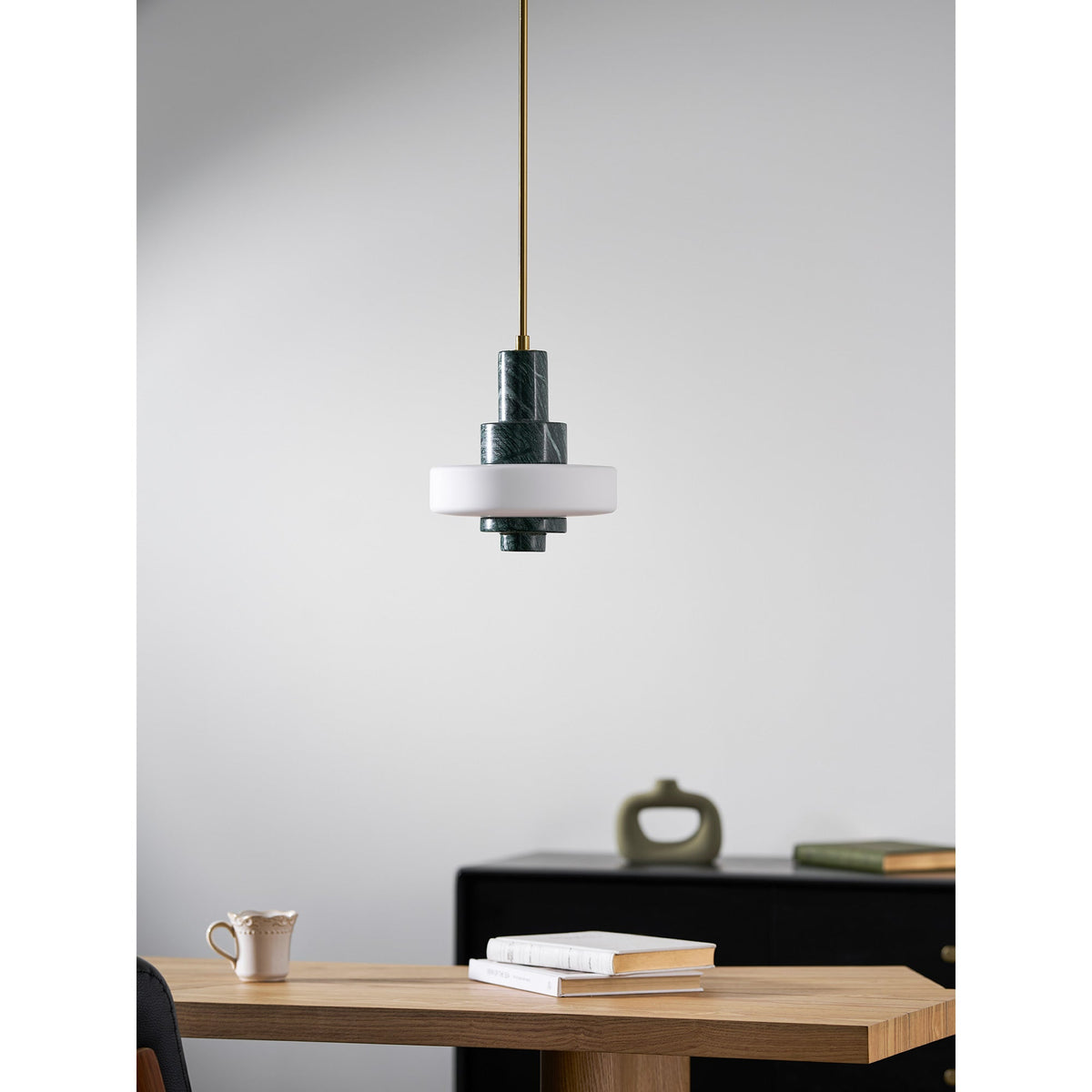 Mercury Green Marble Pendant Lamp