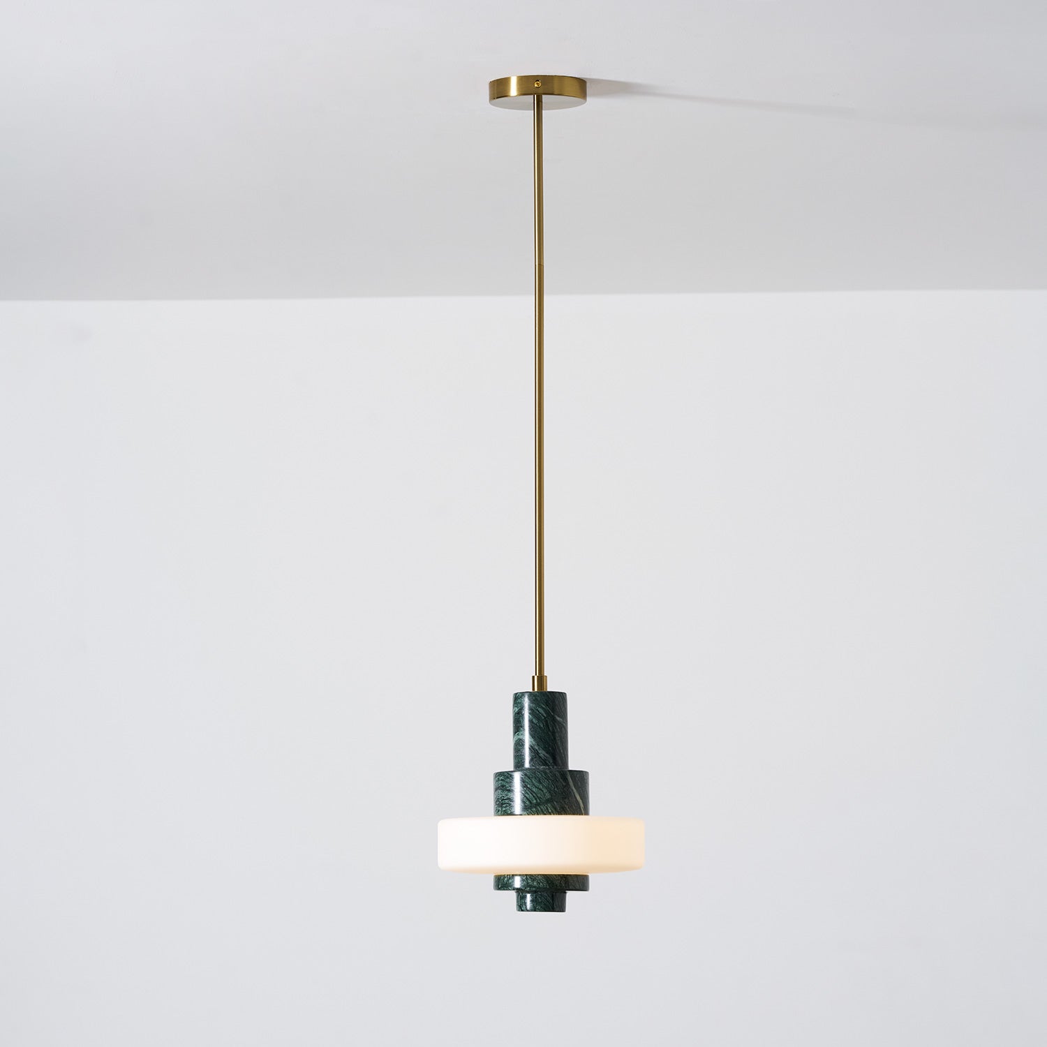 Mercury Green Marble Pendant Lamp