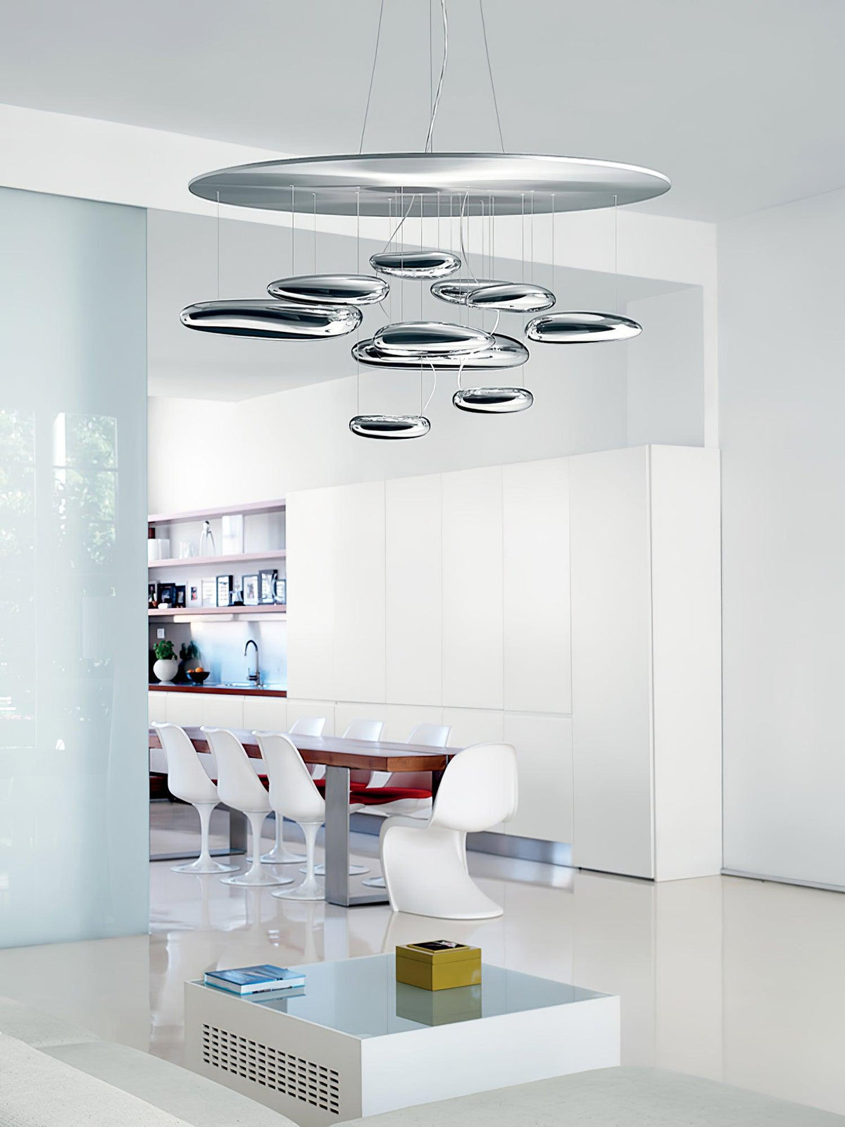 Orinanelle Chandelier Aluminum Sculptural
