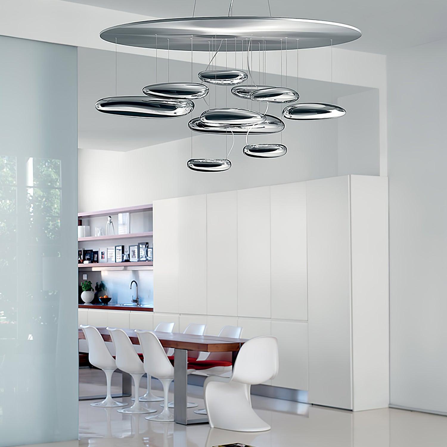 Orinanelle Chandelier Aluminum Sculptural
