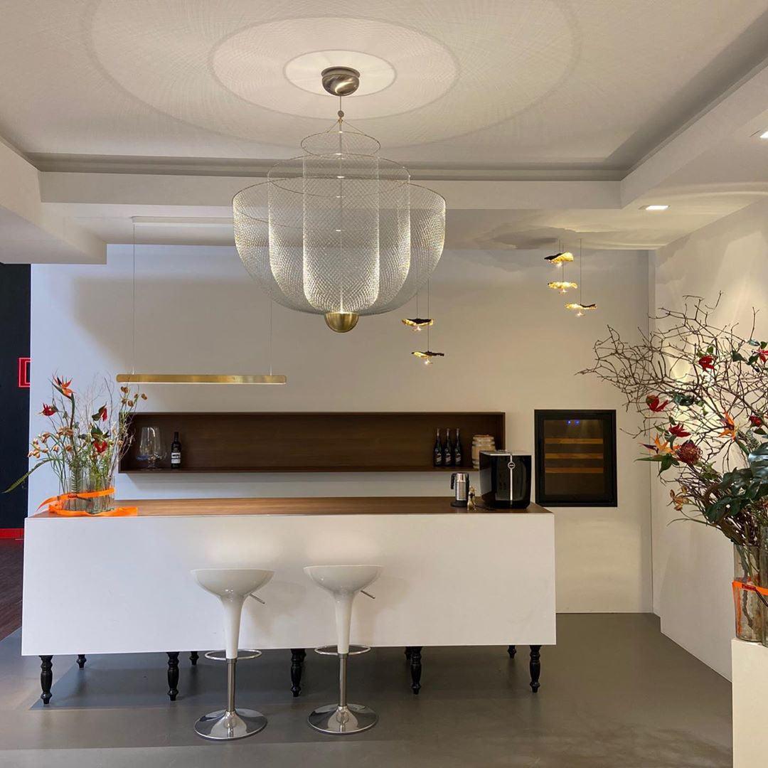 Terielissa Chandelier Meshmatics Hanging Radiant