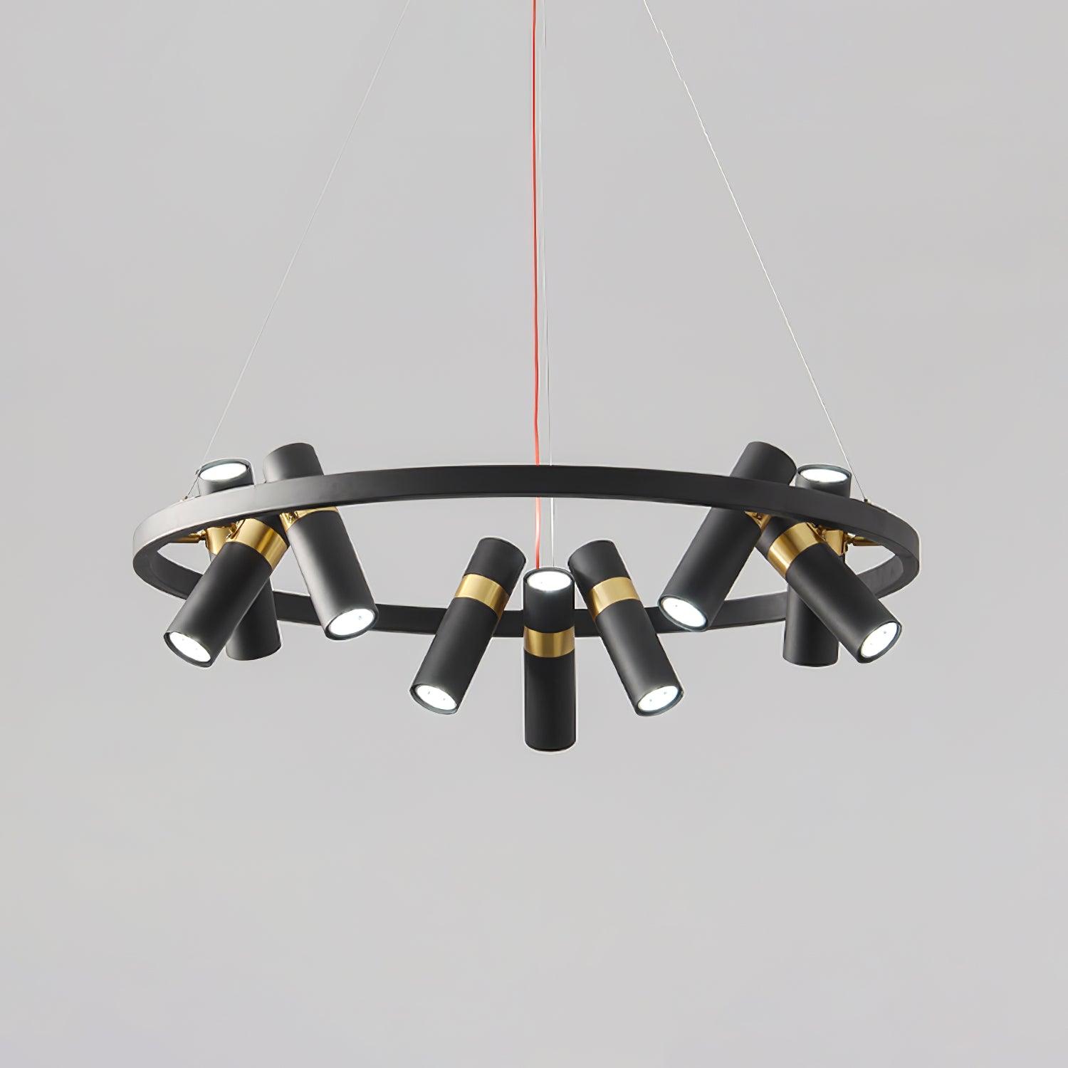 Celenora Industrial Acrylic Chandelier