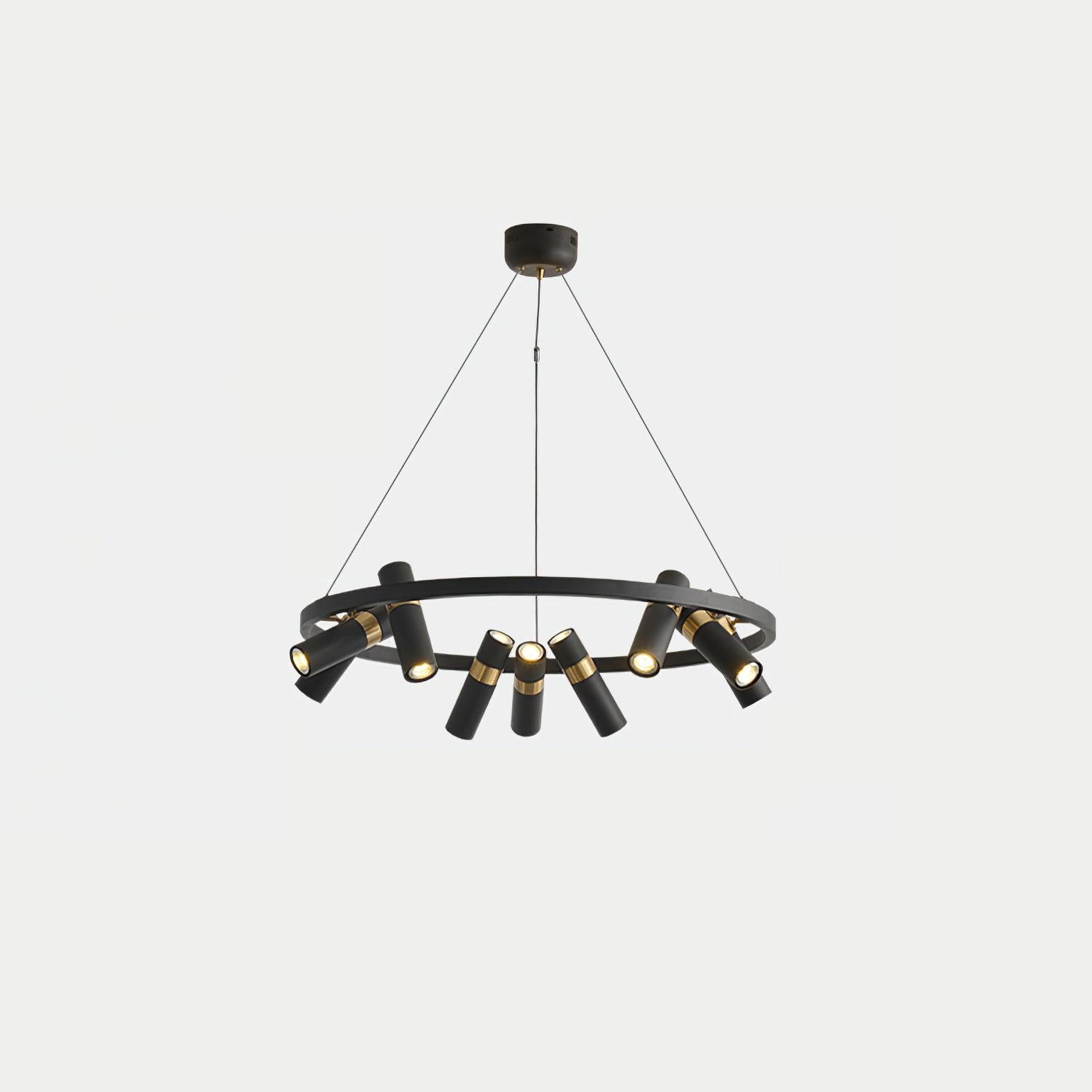 Celenora Industrial Acrylic Chandelier
