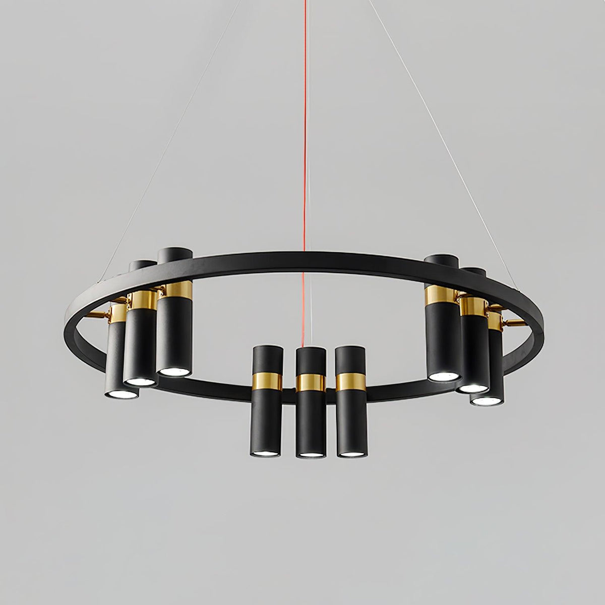 Celenora Industrial Acrylic Chandelier