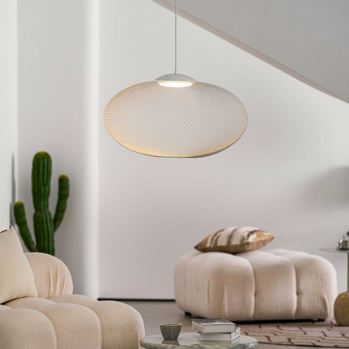 Orelenira Pendant Lamp Metallic Mesh Black