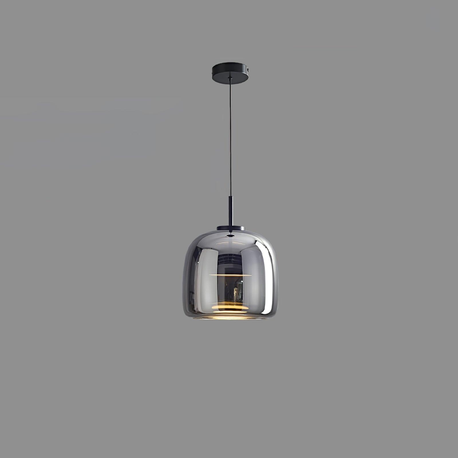 Obsidian Modern Glass Pendant Light