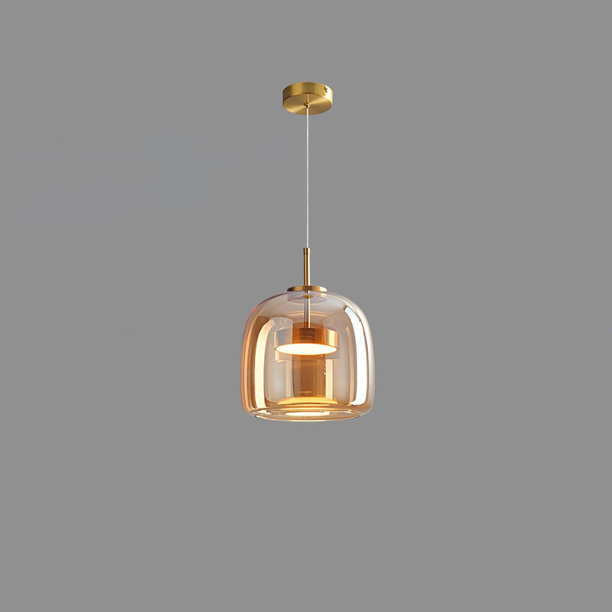 Obsidian Modern Glass Pendant Light
