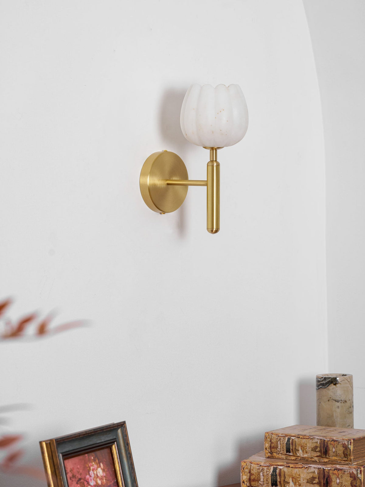Aurewick Alabaster Indoor Wall Light