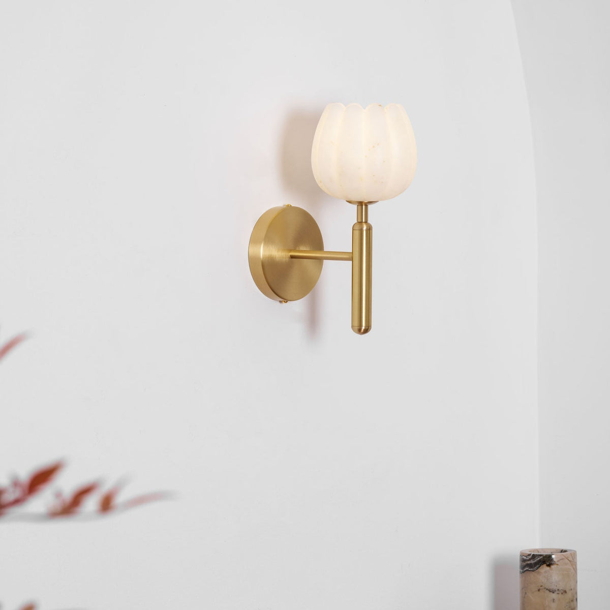 Aurewick Alabaster Indoor Wall Light