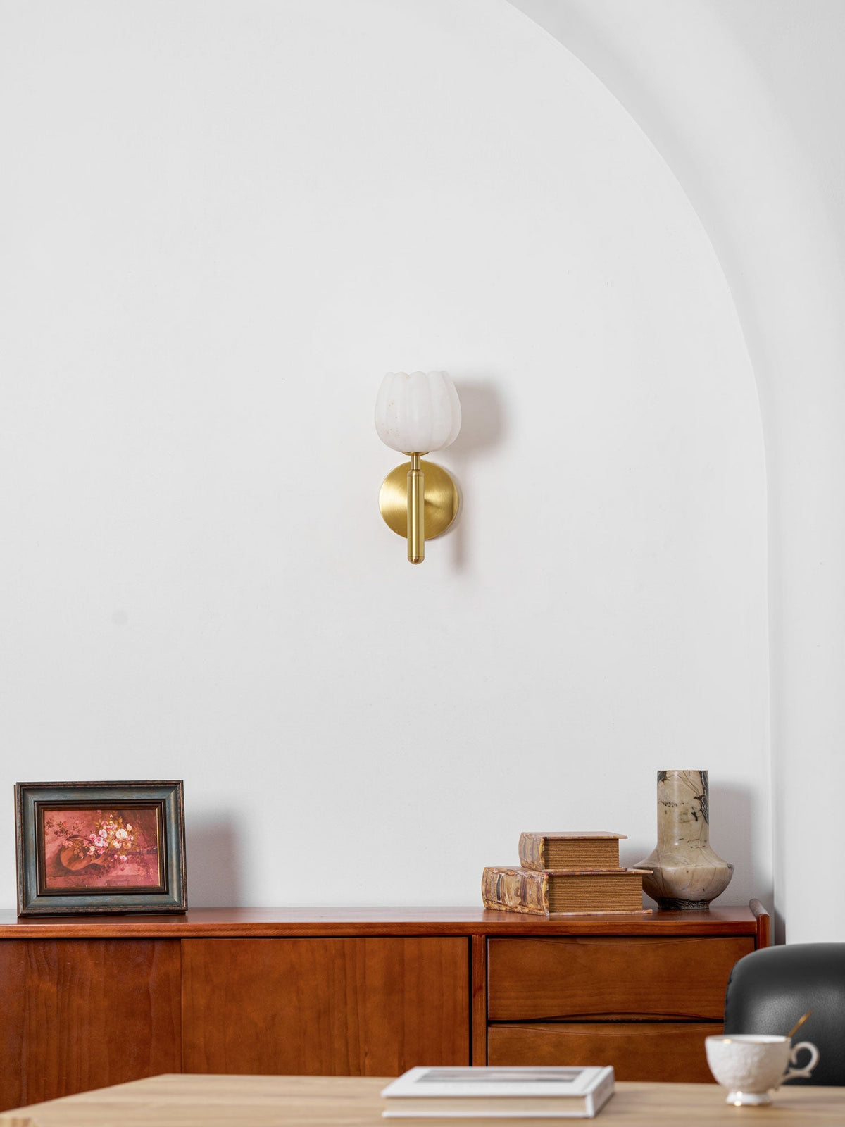 Aurewick Alabaster Indoor Wall Light