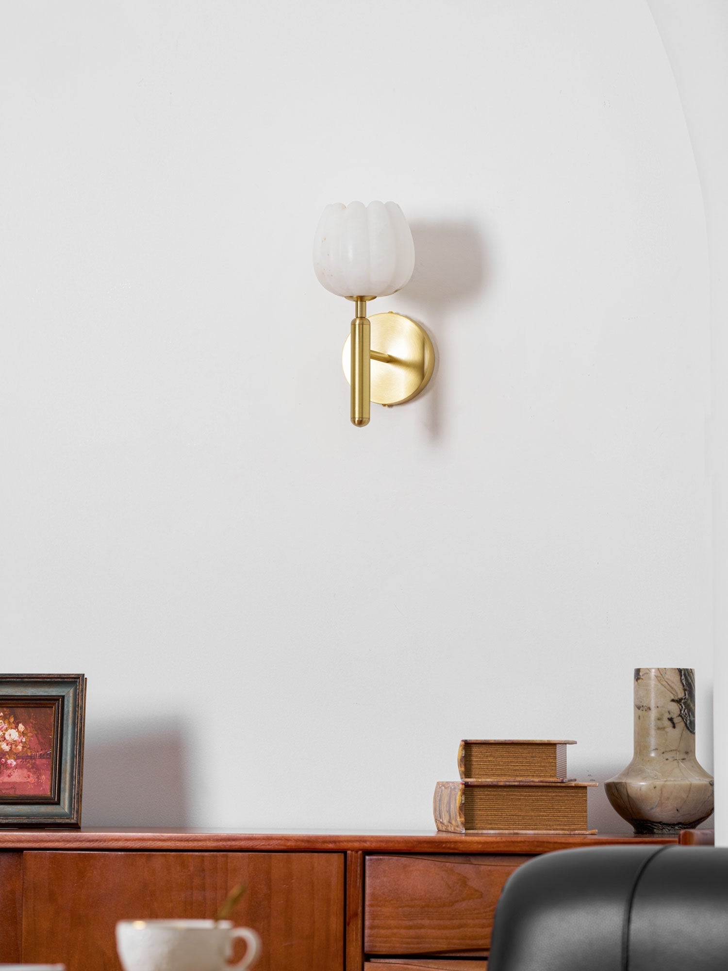 Aurewick Alabaster Indoor Wall Light