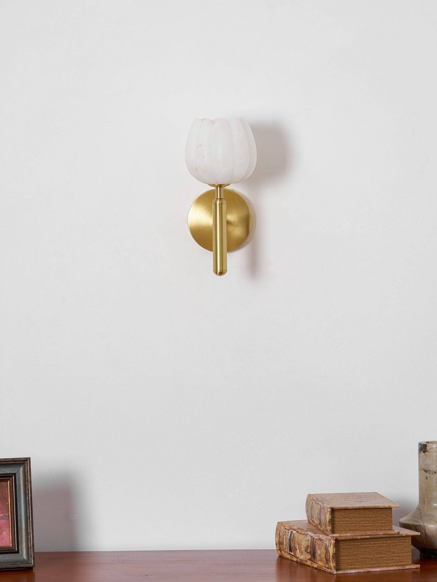 Aurewick Alabaster Indoor Wall Light