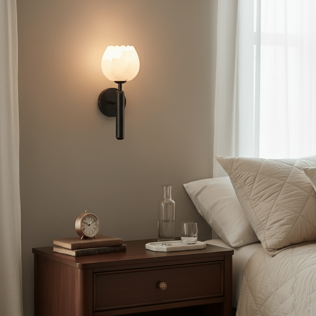 Aurewick Alabaster Indoor Wall Light