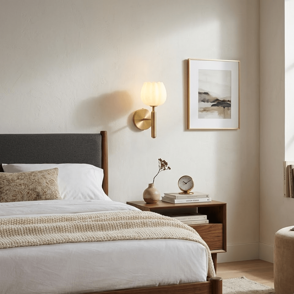 Aurewick Alabaster Indoor Wall Light
