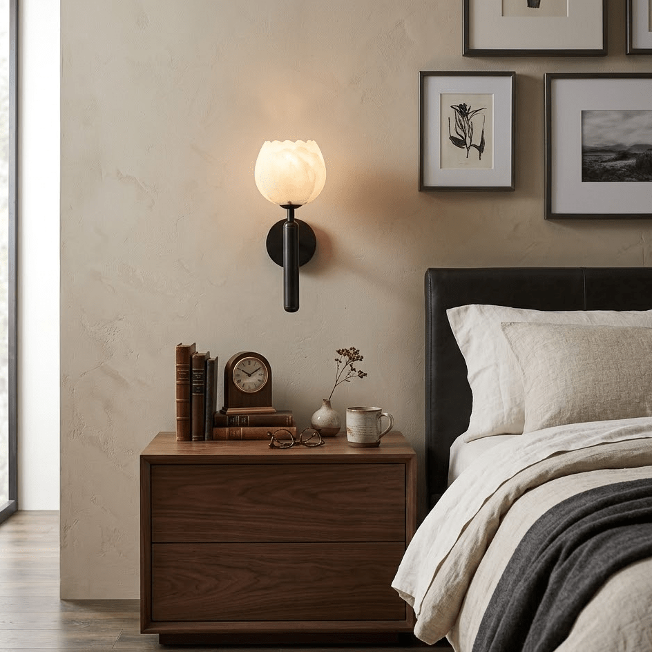 Aurewick Alabaster Indoor Wall Light