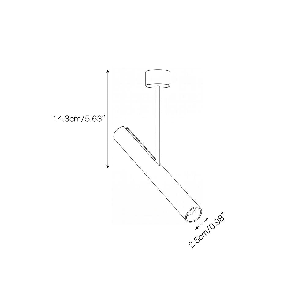 Mib Short Surface-Mounted Spotlight