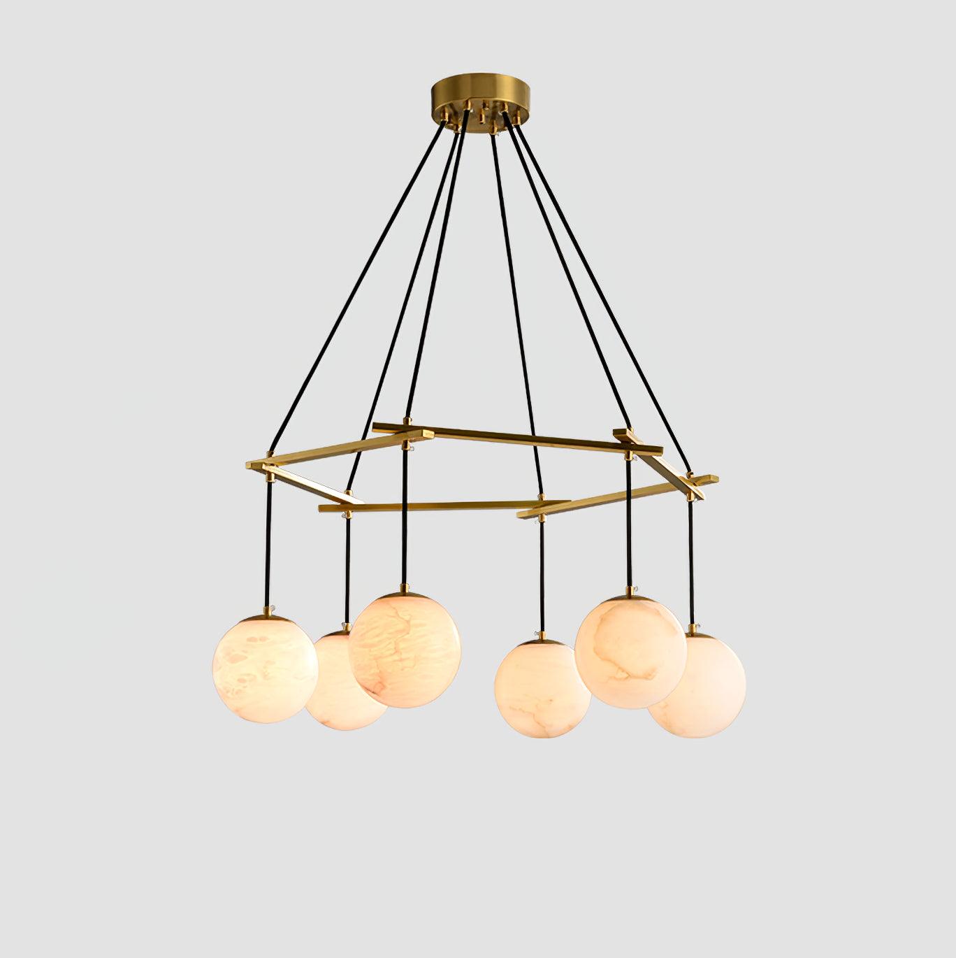 Eirarira Alabaster Chandelier Light
