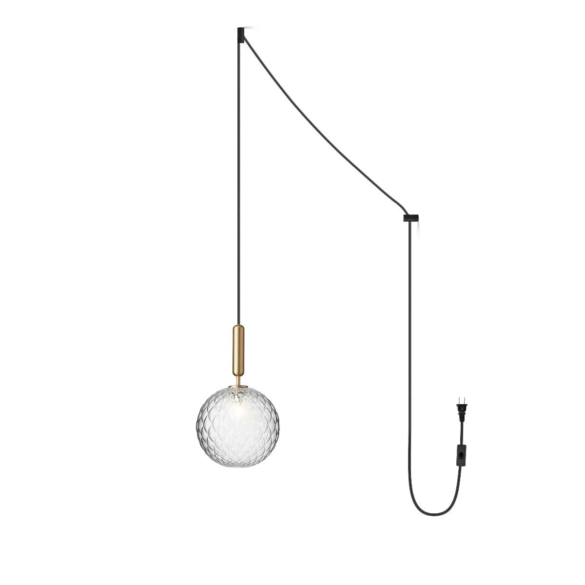 Teloza Brass Industrial Pendant Light