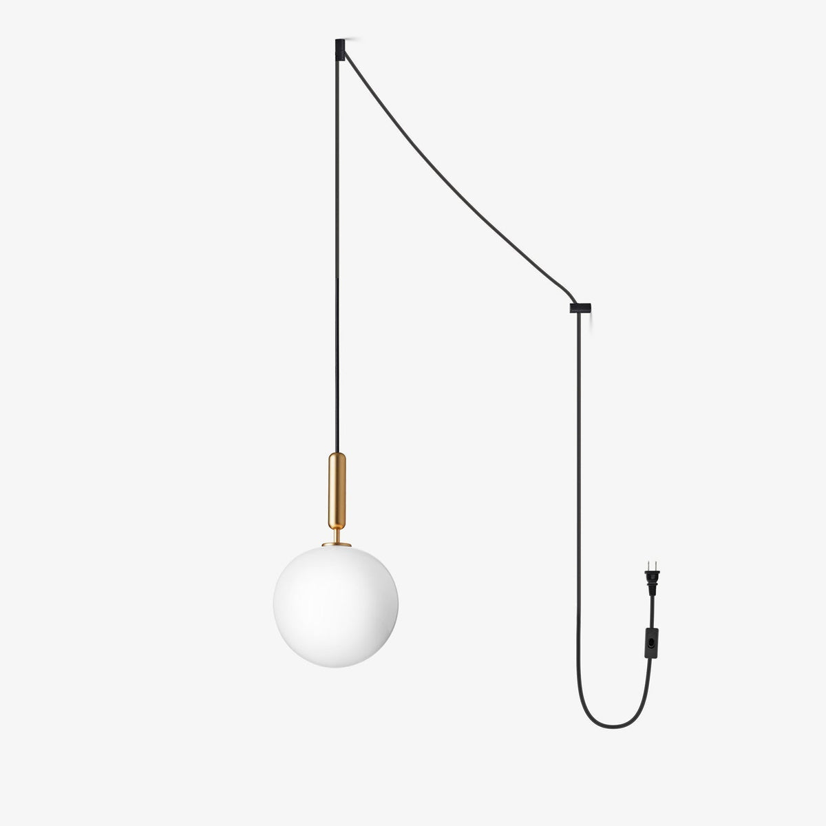Teloza Brass Industrial Pendant Light