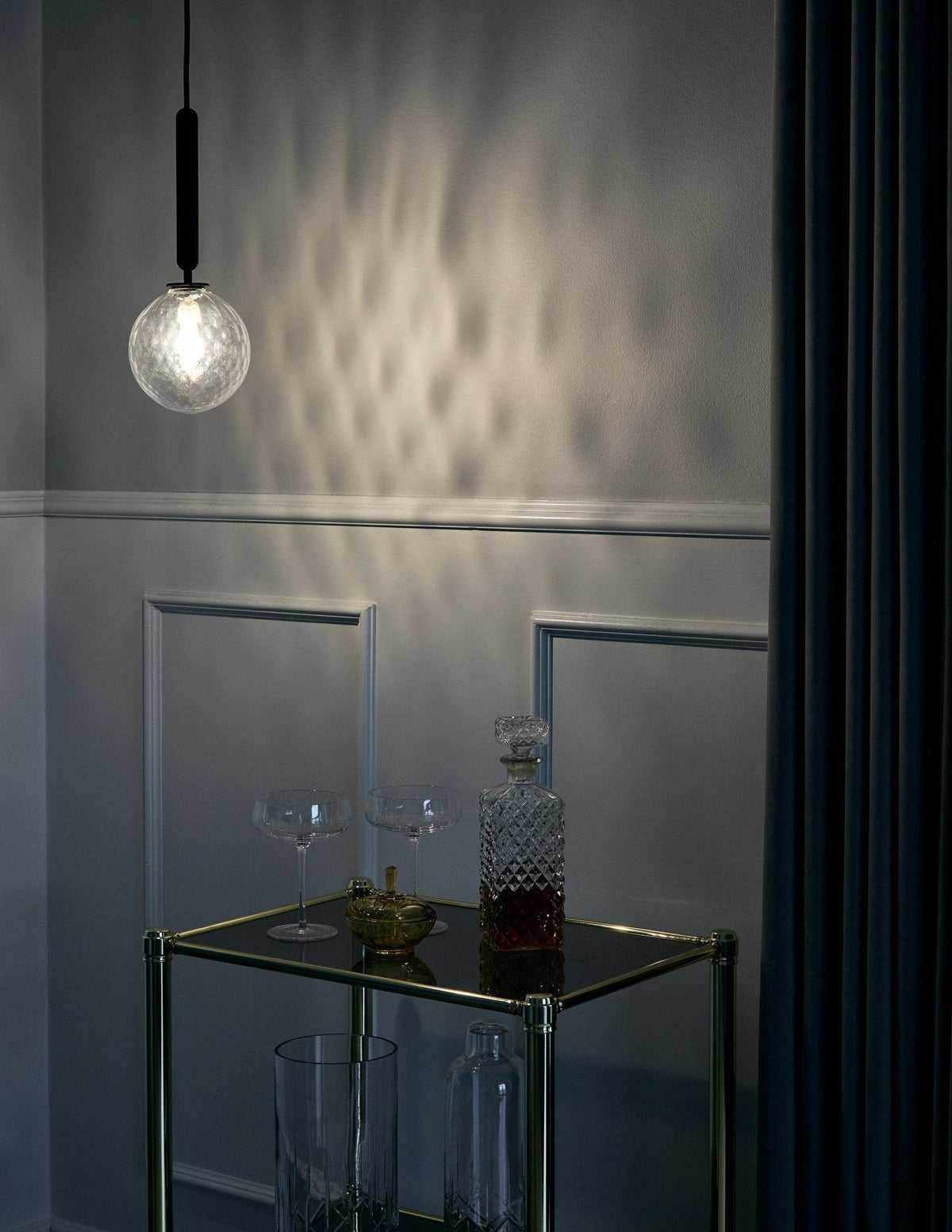 Teloza Brass Industrial Pendant Light