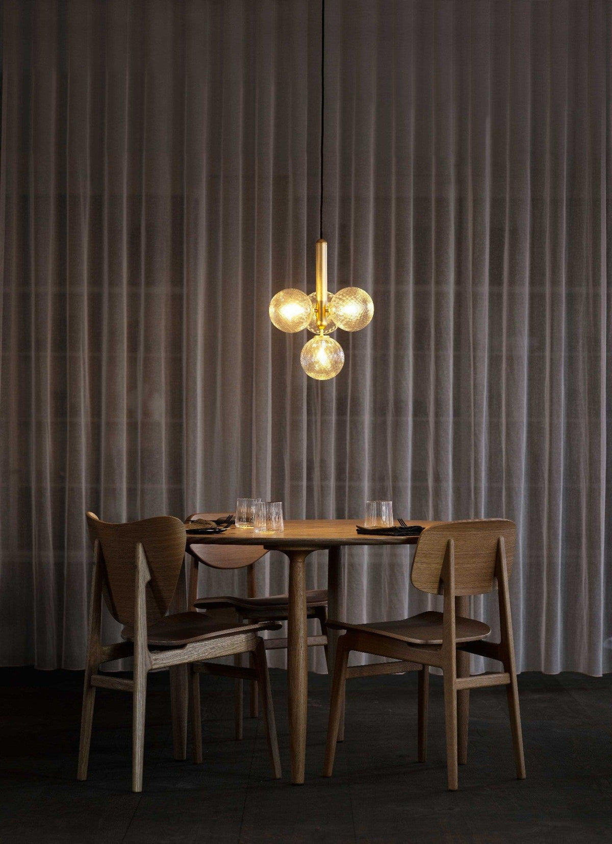 Lioraraya Glass Classic Industrial Pendant Light