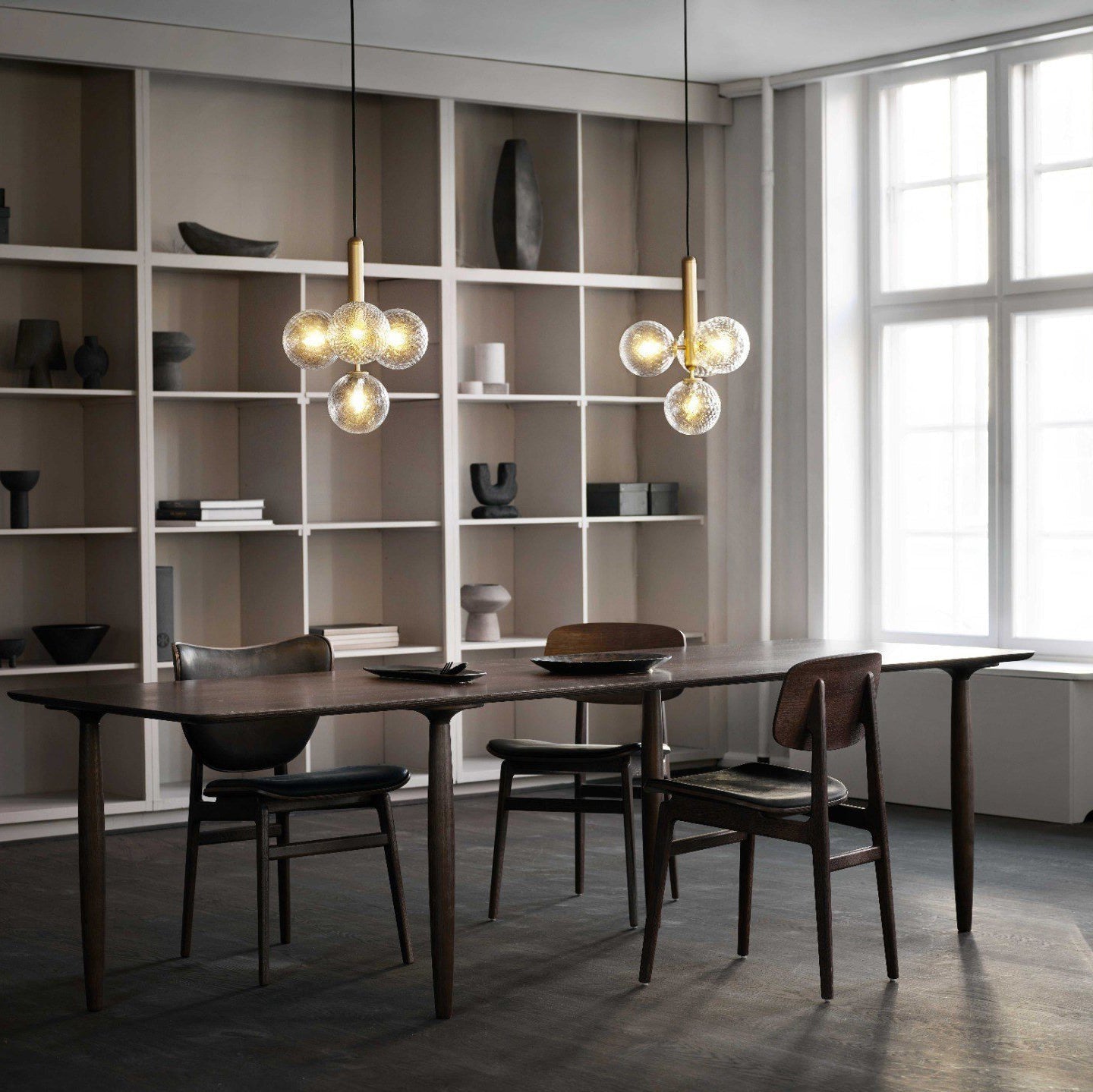 Teloza Brass Industrial Pendant Light