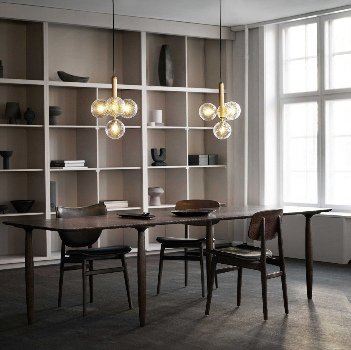 Lioraraya Glass Classic Industrial Pendant Light