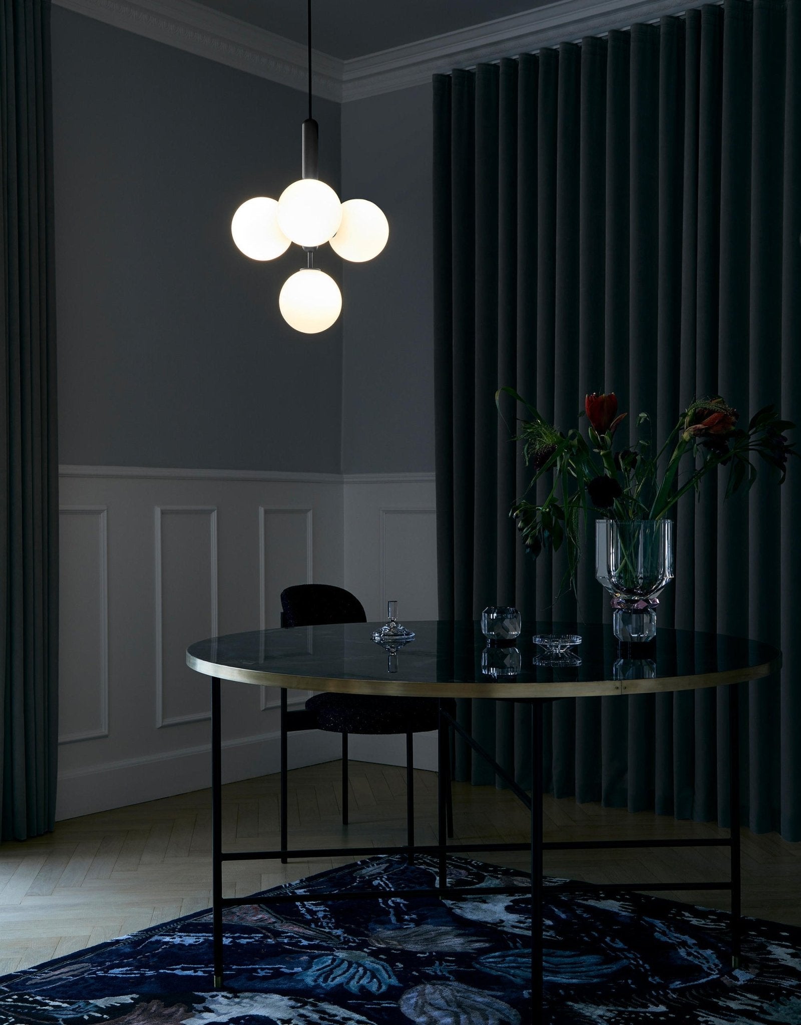 Teloza Brass Industrial Pendant Light