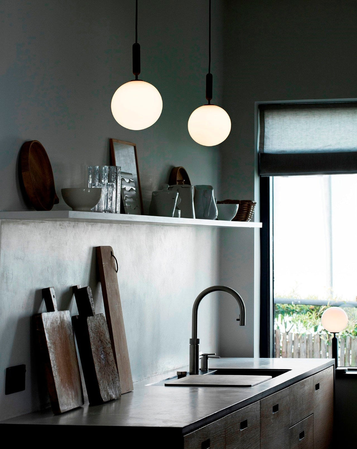 Teloza Brass Industrial Pendant Light