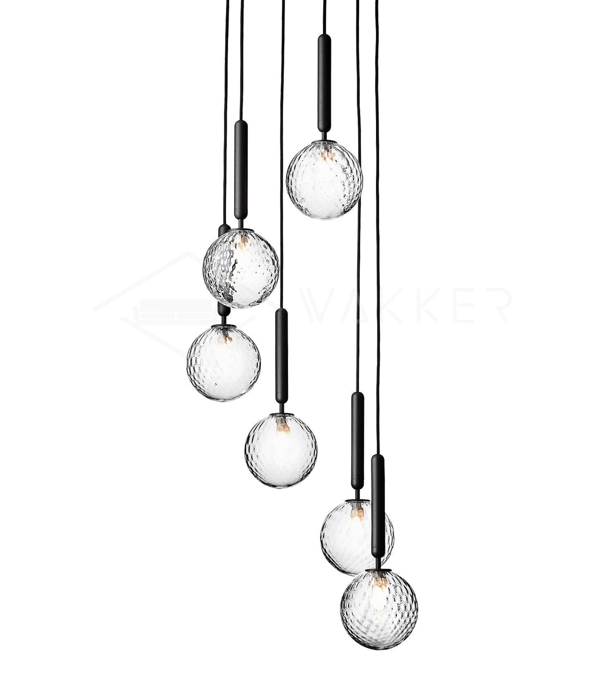 Lioraraya Glass Classic Industrial Pendant Light