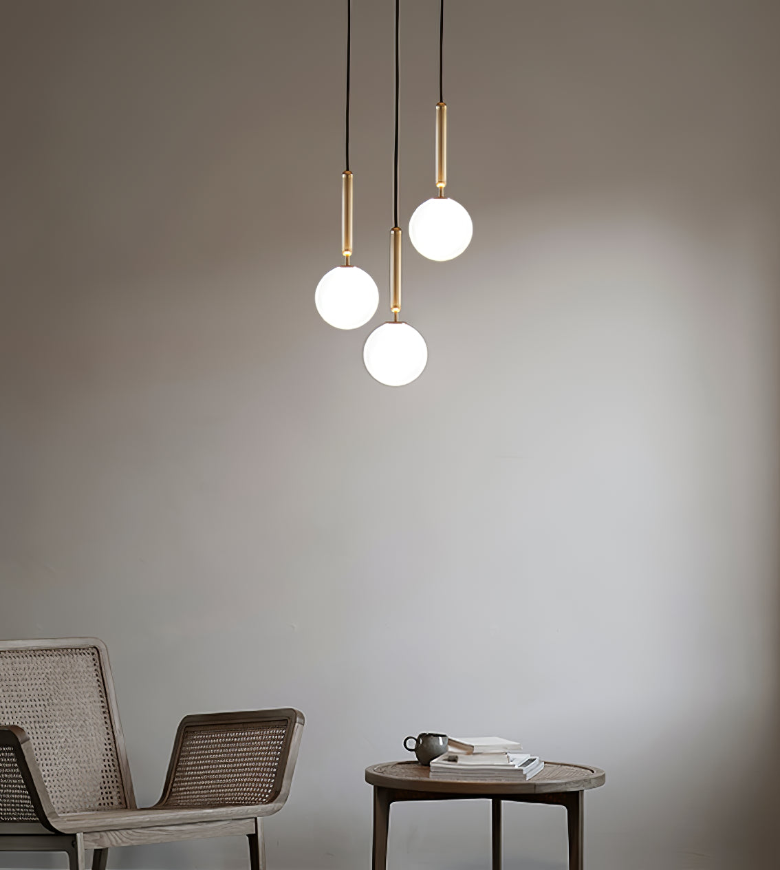 Aurelion Brass Industrial Pendant Light