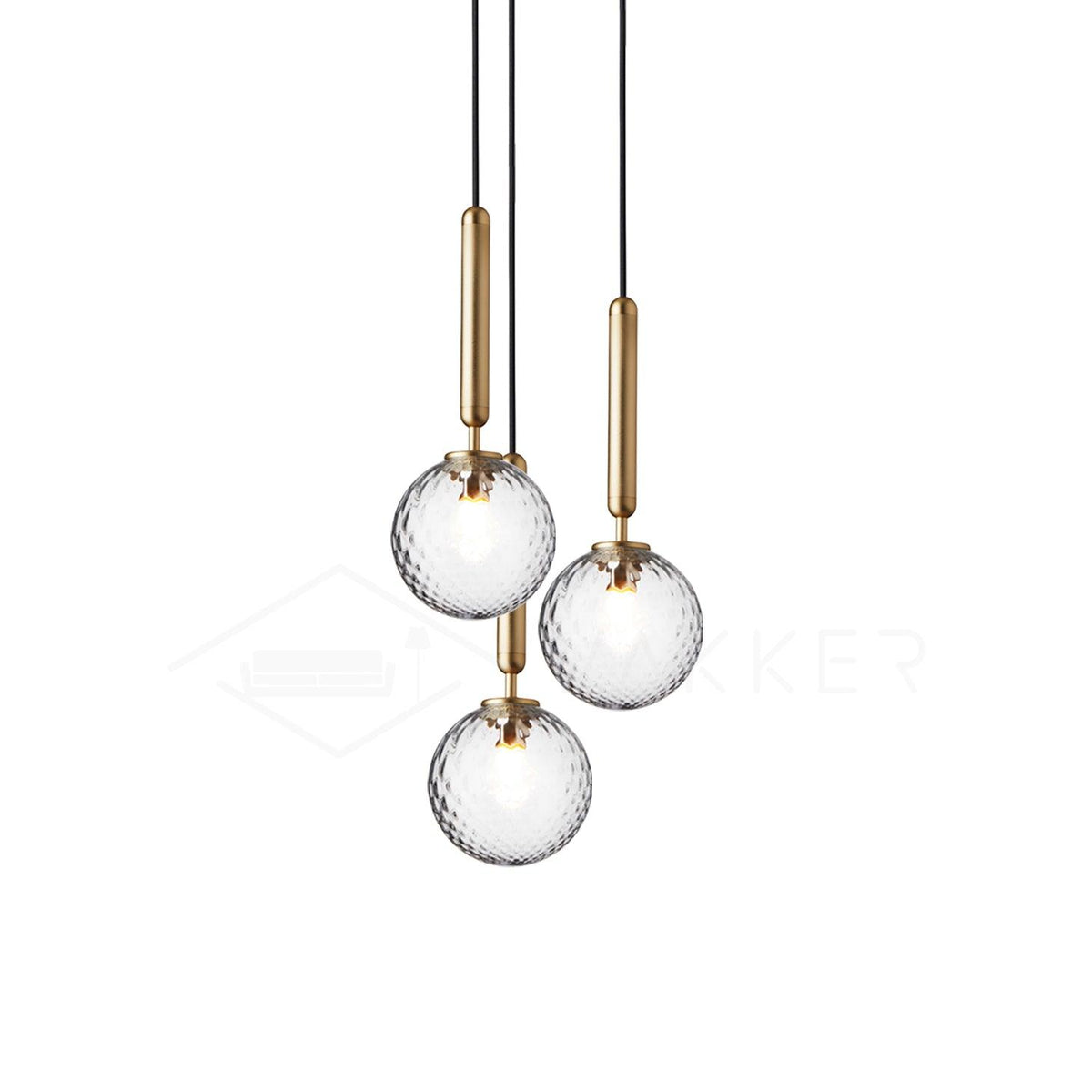Aurelion Brass Industrial Pendant Light