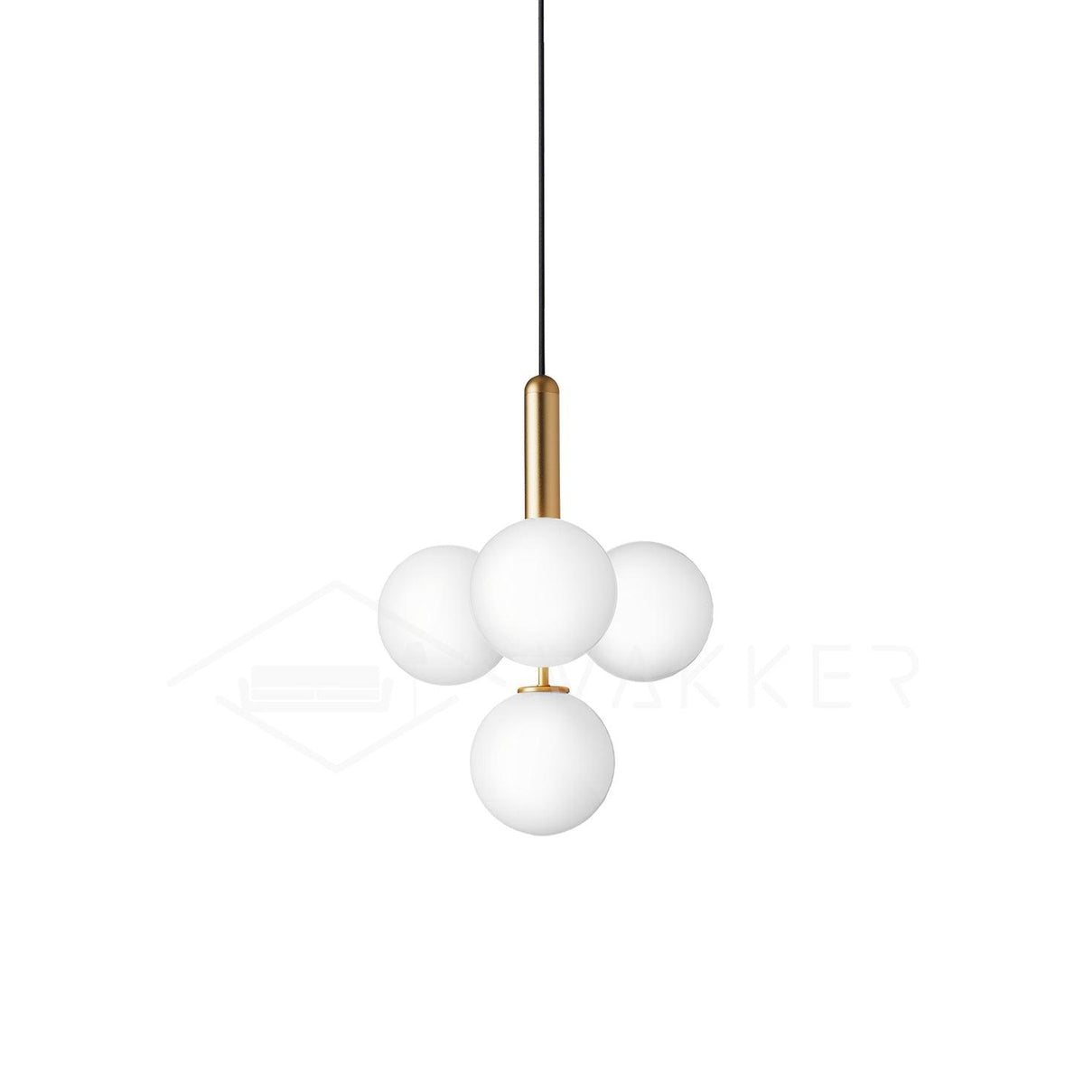 Aurelion Brass Industrial Pendant Light