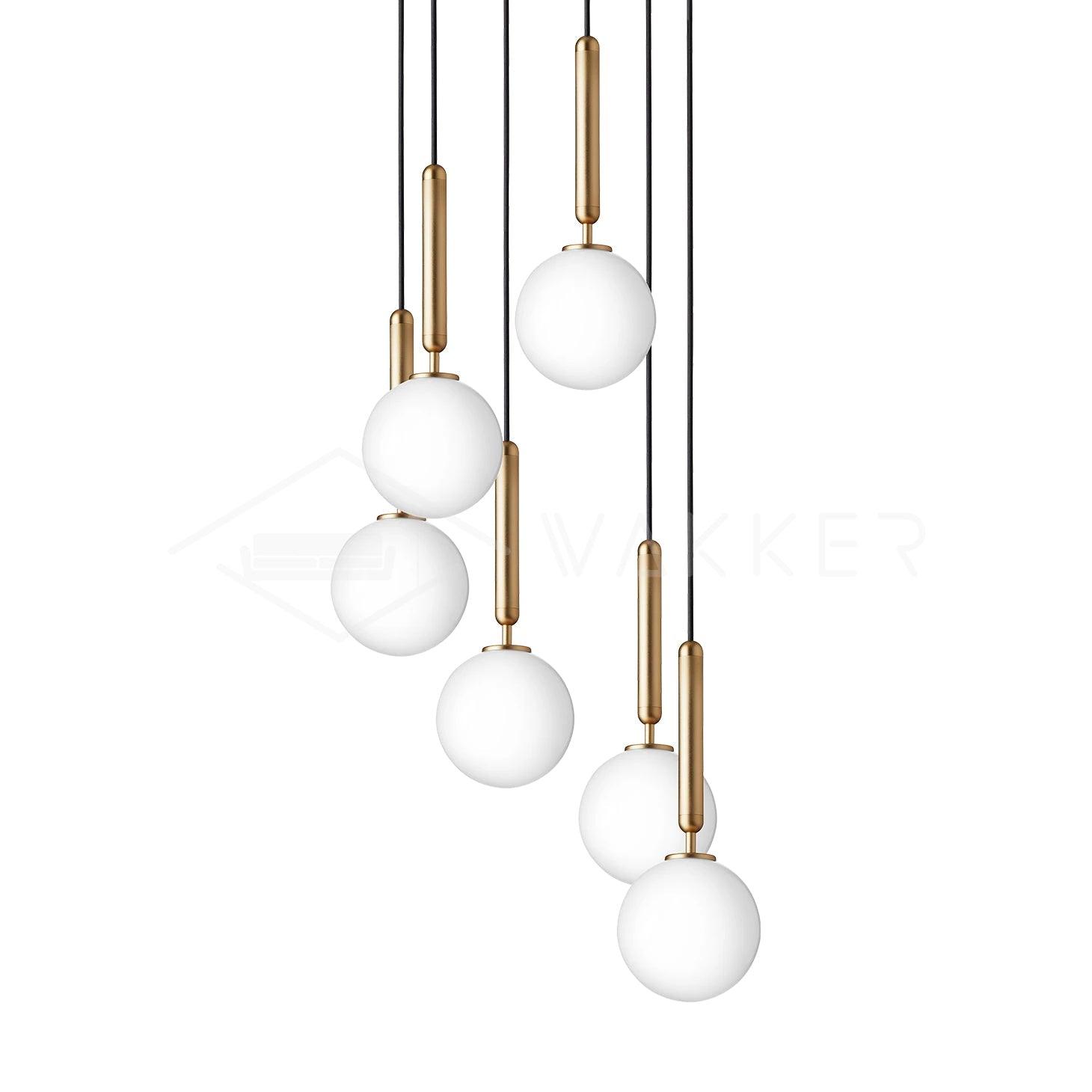 Aurelion Brass Industrial Pendant Light