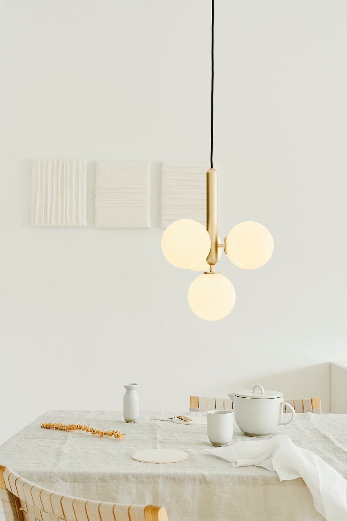Teloza Brass Industrial Pendant Light
