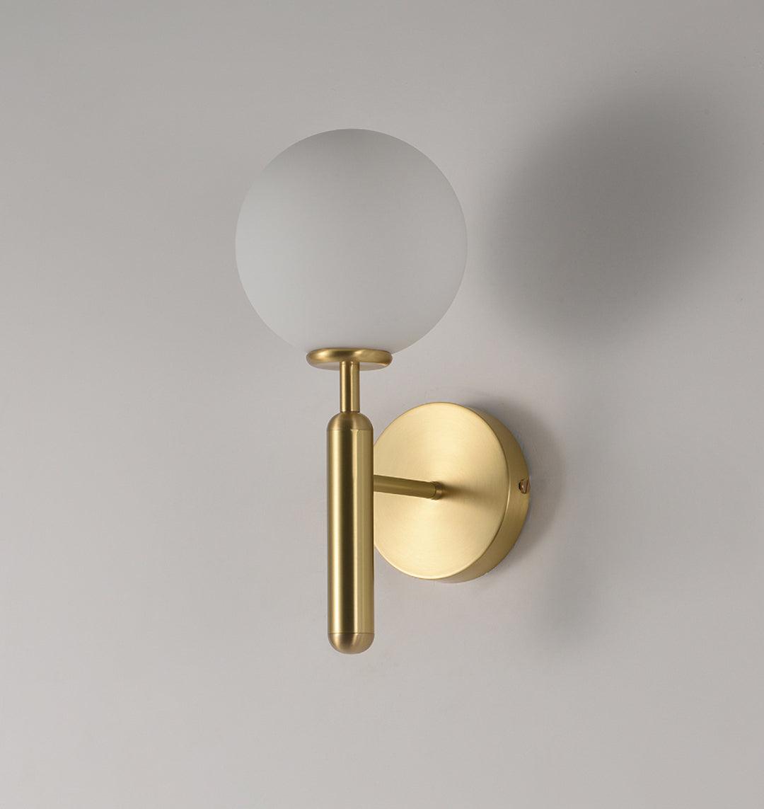 Ilirila Modern Minimalist Brass Glass Wall Light