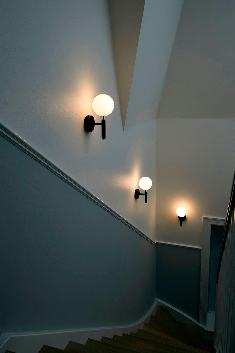Ilirila Modern Minimalist Brass Glass Wall Light
