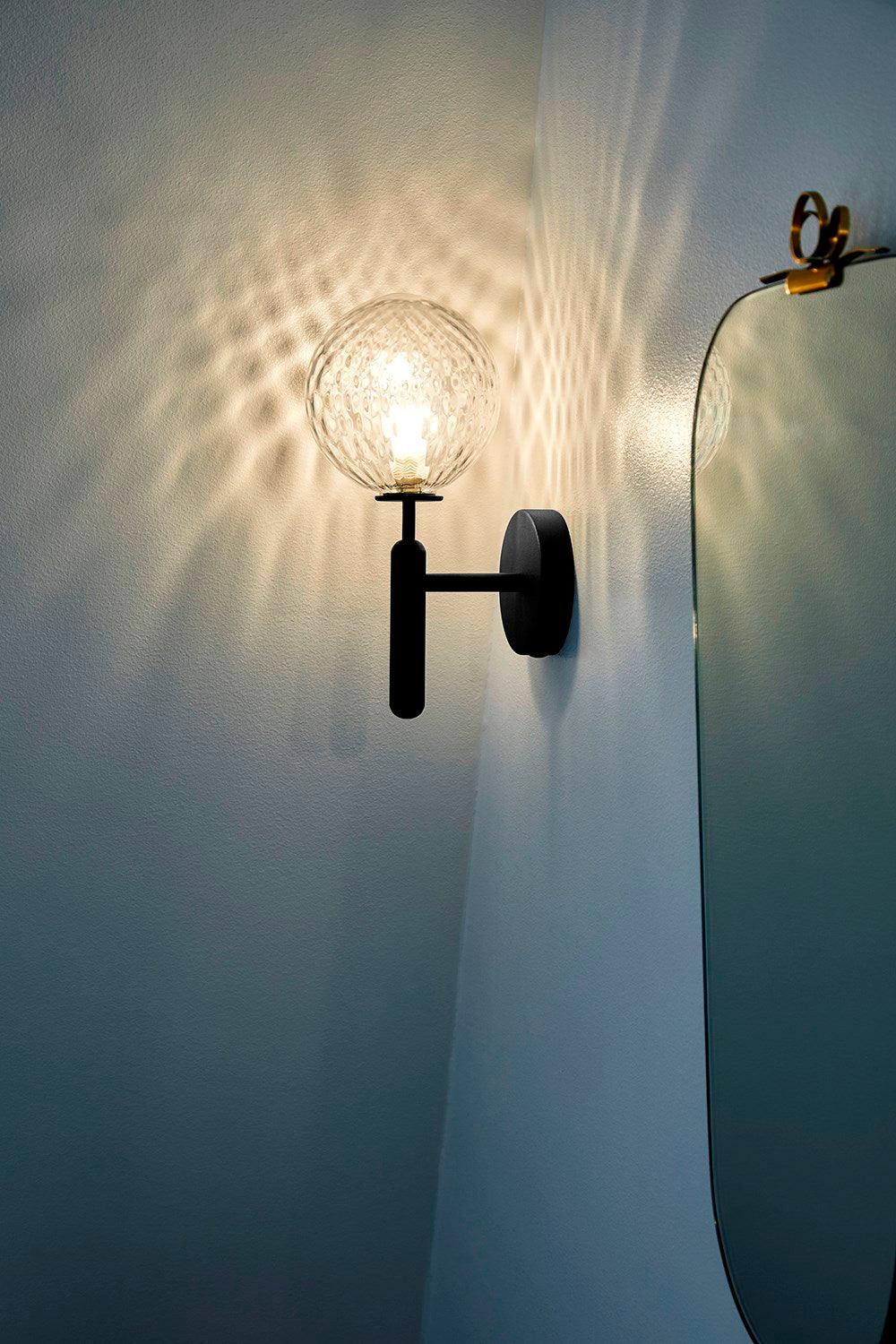 Ilirila Modern Minimalist Brass Glass Wall Light