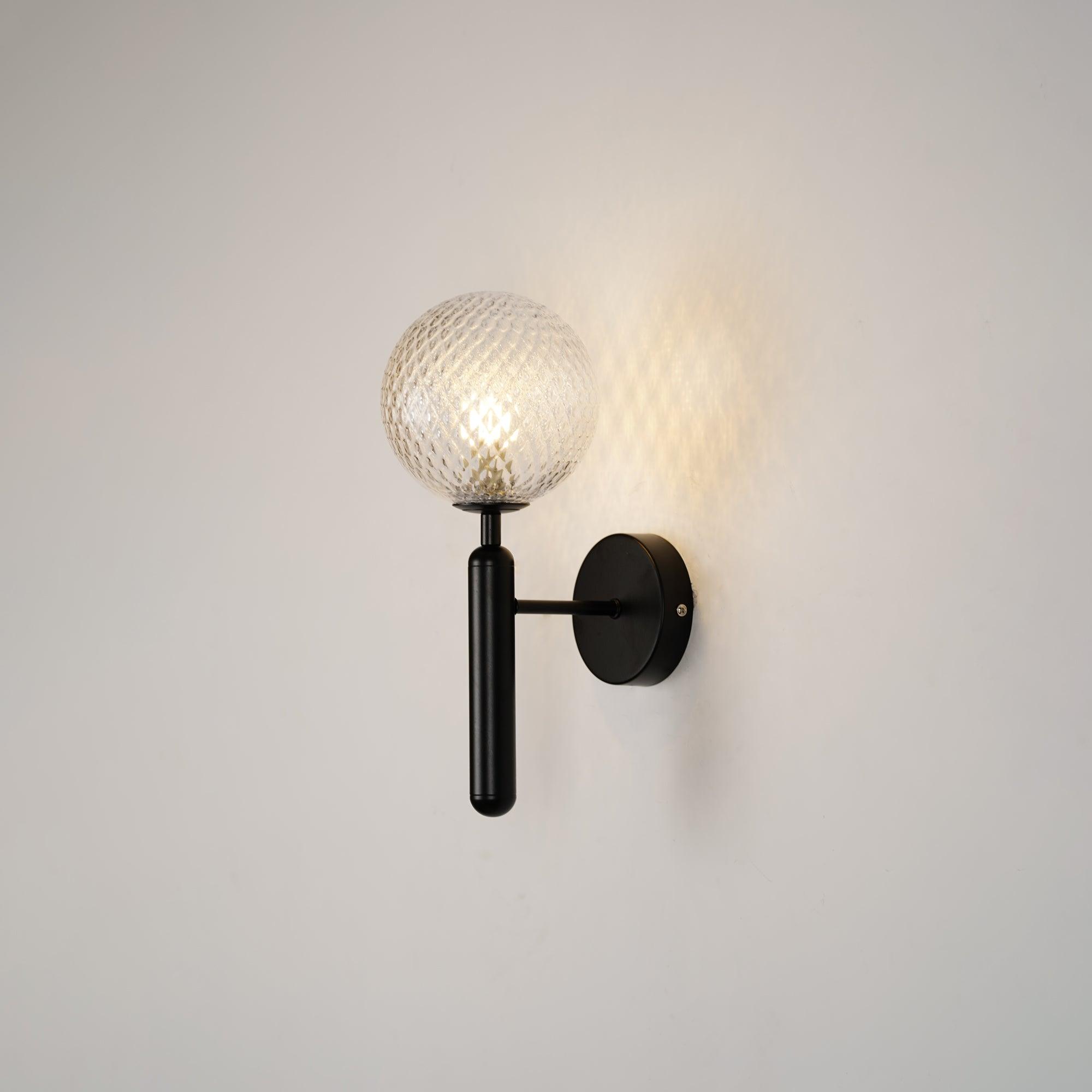 Ilirila Modern Minimalist Brass Glass Wall Light