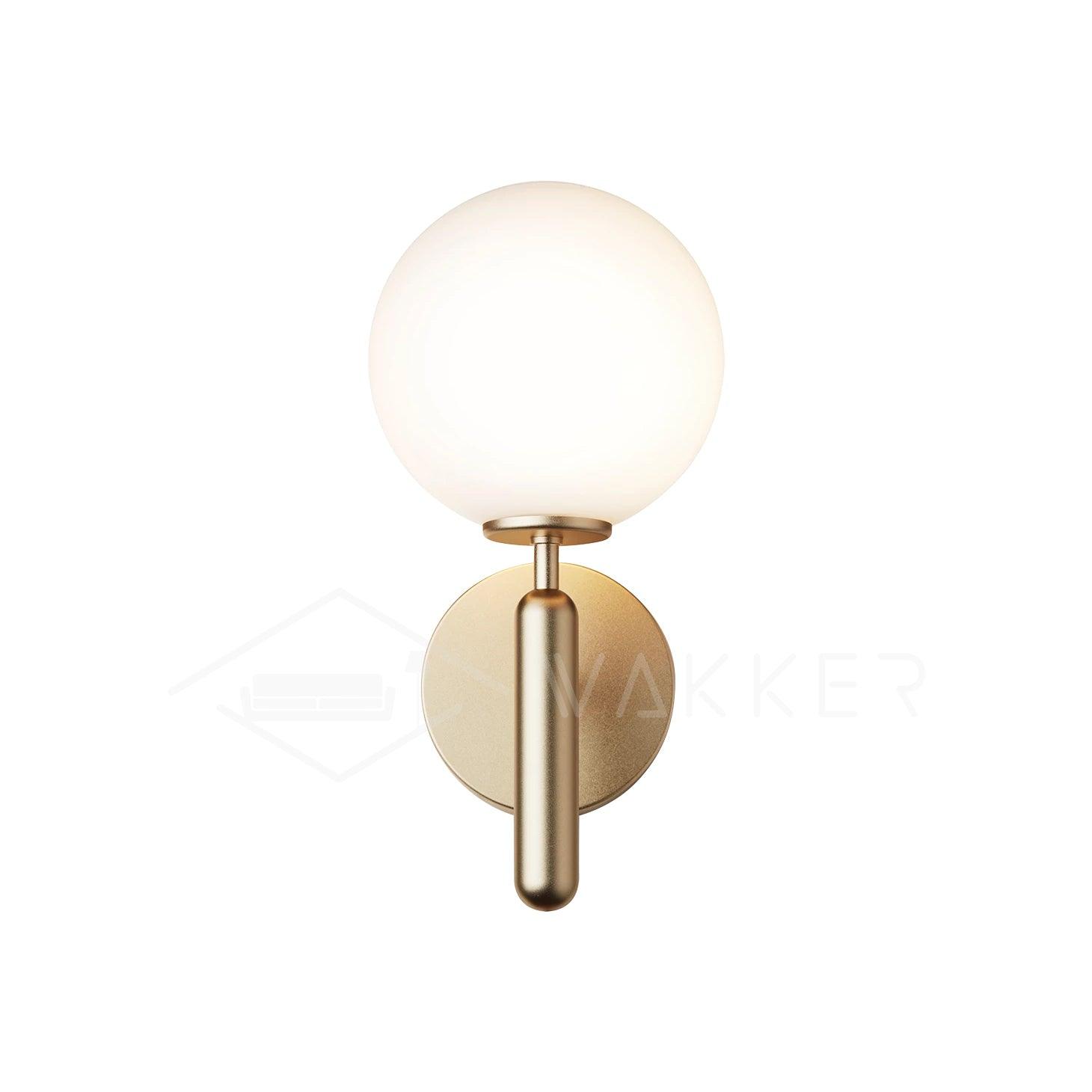 Ilirila Modern Minimalist Brass Glass Wall Light